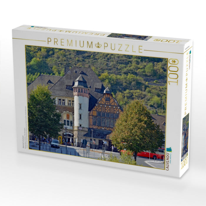 Bahnhof in Cochem - CALVENDO Foto-Puzzle'