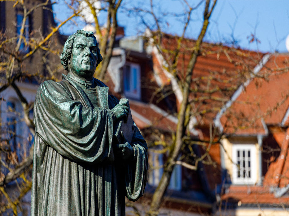 Matin Luther Statue Eisenach - CALVENDO Foto-Puzzle'