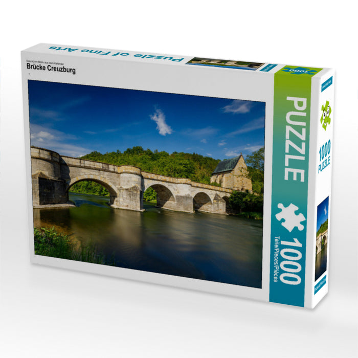 Brücke Creuzburg 1000 Teile Puzzle quer - CALVENDO Foto-Puzzle'