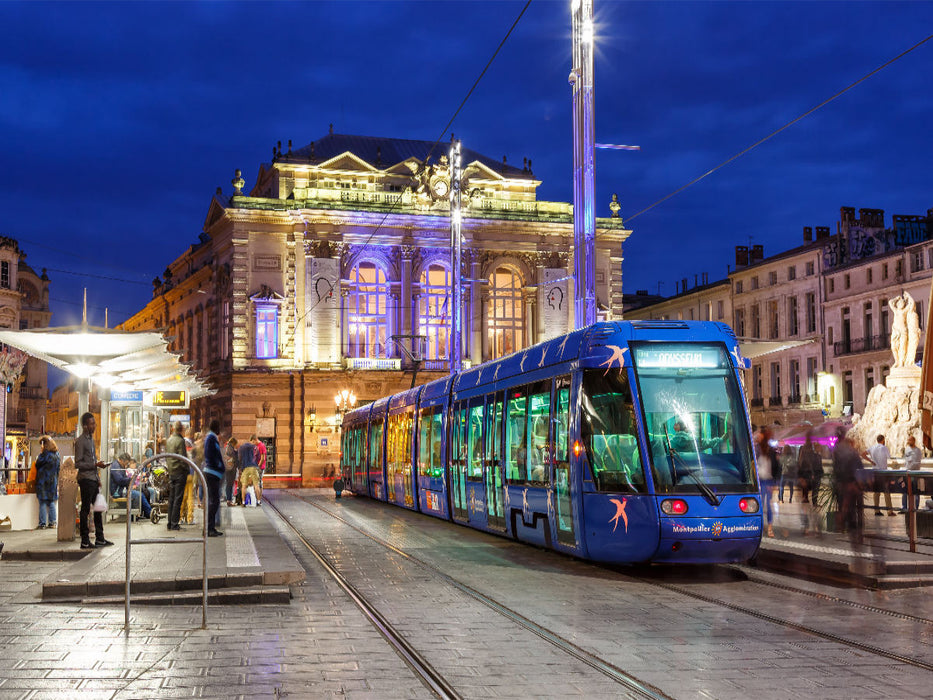 Tram Montpellier - CALVENDO Foto-Puzzle'