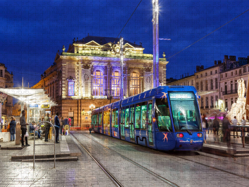Tram Montpellier - CALVENDO Foto-Puzzle'