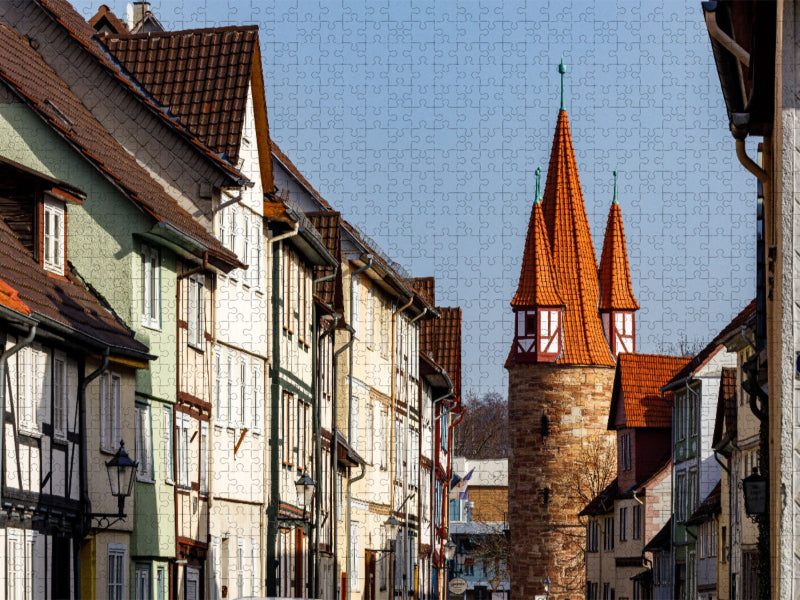 Dünzebacher Turm Eschwege - CALVENDO Foto-Puzzle'