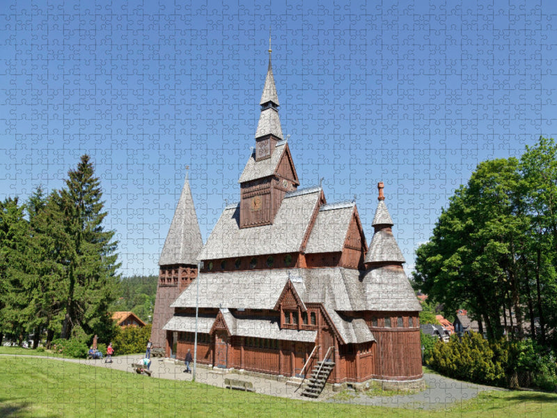 Stabkirche - CALVENDO Foto-Puzzle'