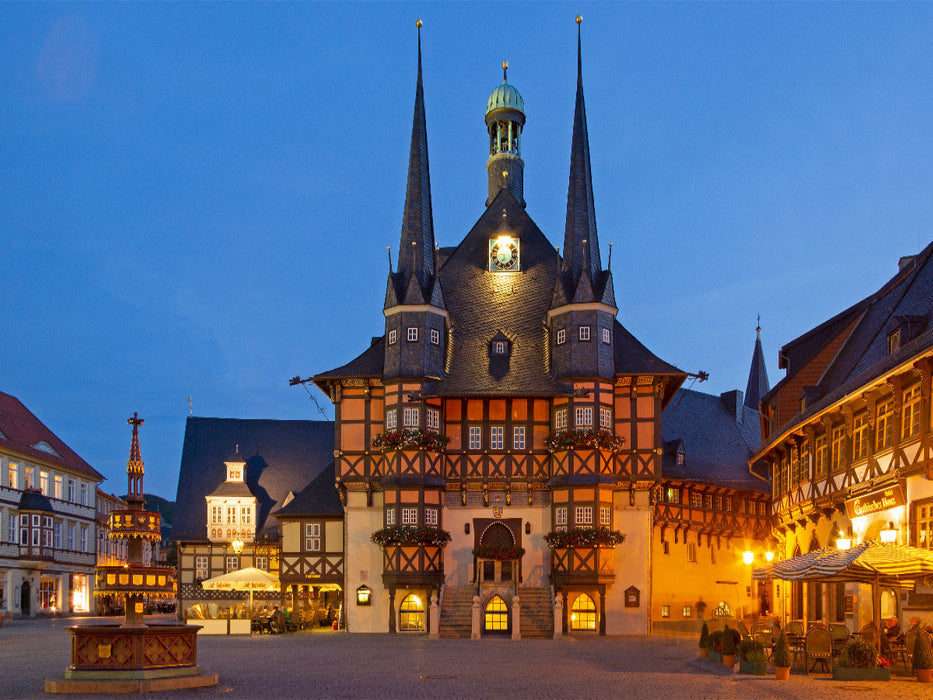 Rathaus, Wernigerode - CALVENDO Foto-Puzzle'
