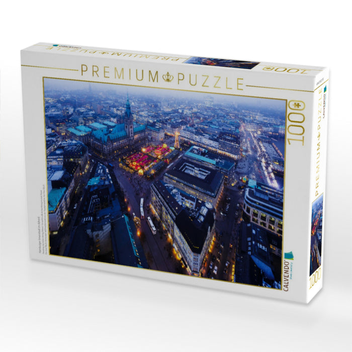 Hamburger Innenstadt im Advent - CALVENDO Foto-Puzzle'