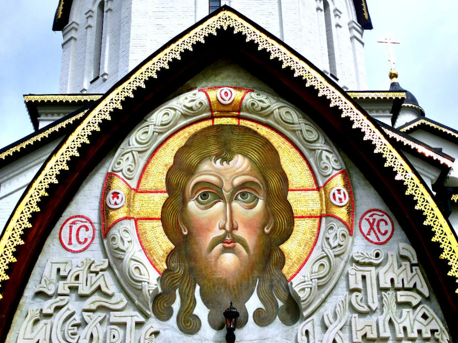 Portal der Wladimir-Kathedrale auf der Insel Walaam - CALVENDO Foto-Puzzle'