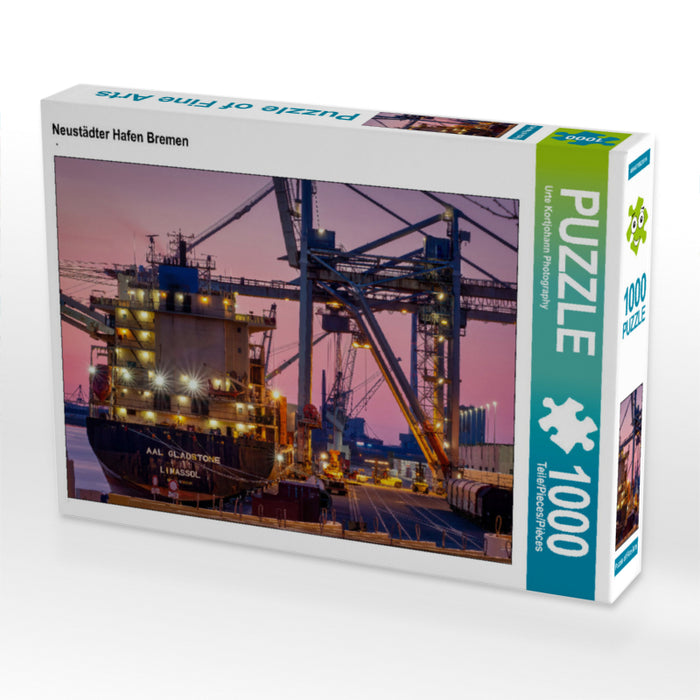 Neustädter Hafen Bremen 1000 Teile Puzzle quer - CALVENDO Foto-Puzzle'