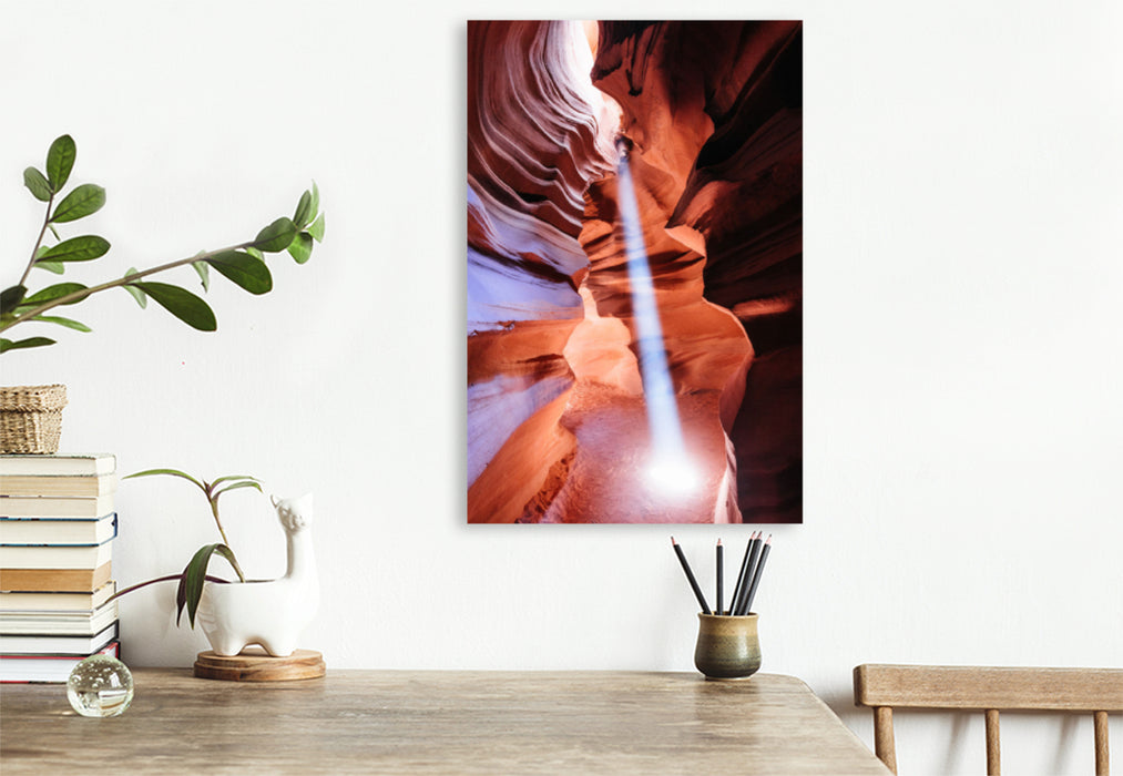 Premium Textil-Leinwand Premium Textil-Leinwand 80 cm x 120 cm  hoch Antelope Canyon - Arizona - USA