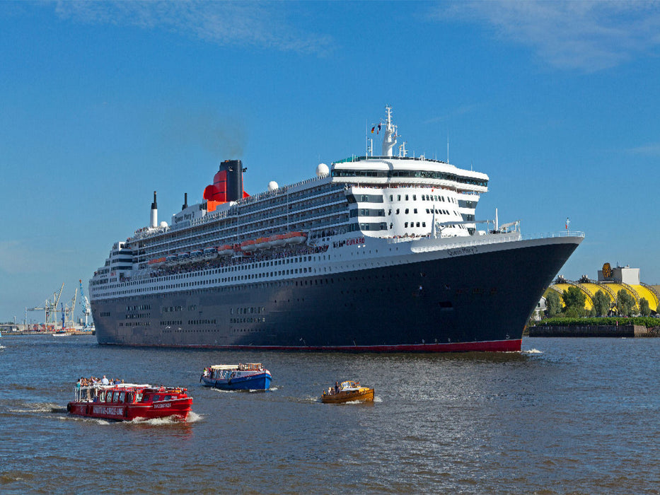 Kreuzfahrtschiff Queen Mary 2 - CALVENDO Foto-Puzzle'