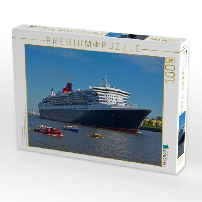 Kreuzfahrtschiff Queen Mary 2 - CALVENDO Foto-Puzzle'
