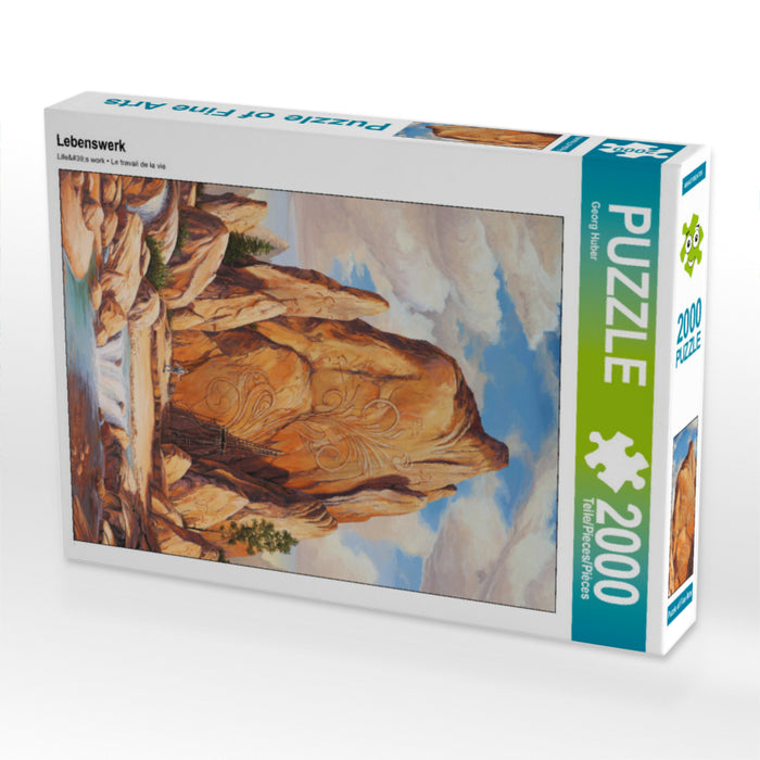 Lebenswerk 2000 Teile Puzzle hoch - CALVENDO Foto-Puzzle'