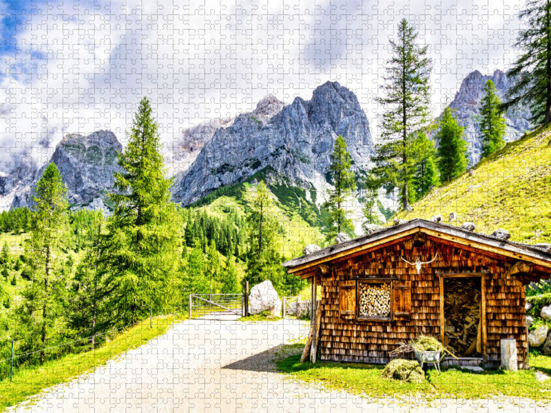 Ein Motiv aus dem Kalender Das wunderbare Ramsau am Fuße des Dachsteins - CALVENDO Foto-Puzzle'