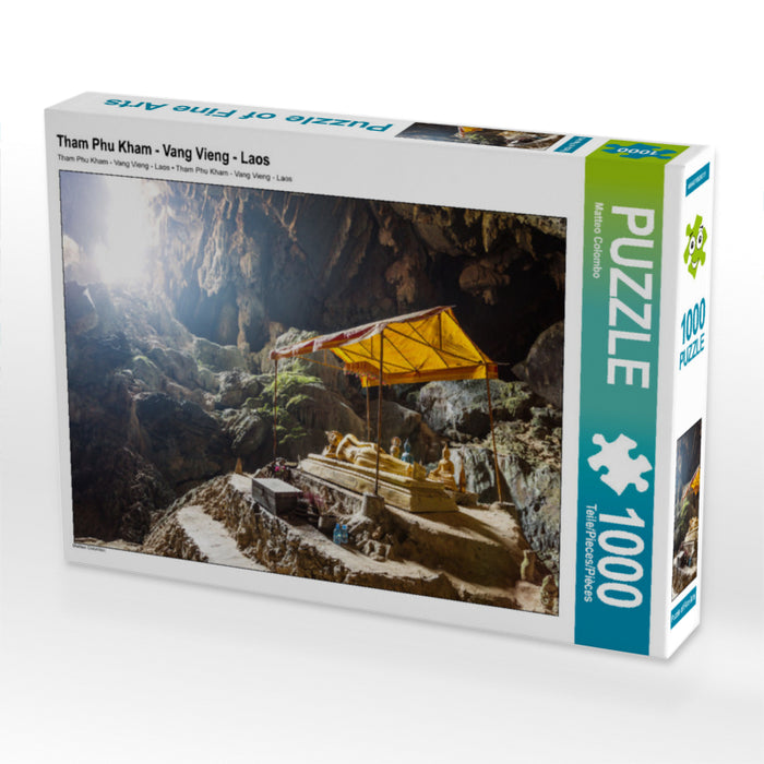 Tham Phu Kham - Vang Vieng - Laos - CALVENDO photo puzzle 