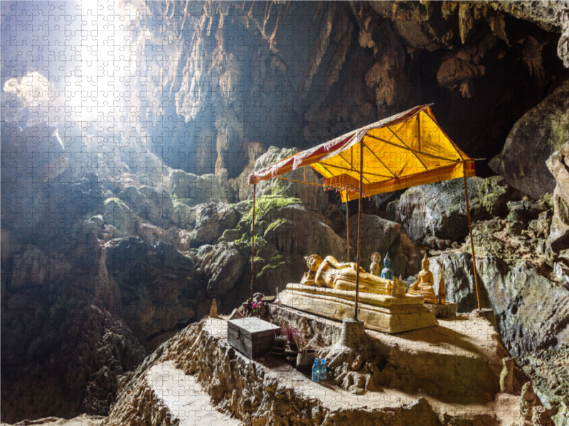 Tham Phu Kham - Vang Vieng - Laos - CALVENDO photo puzzle 