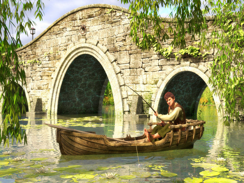 Angler - CALVENDO Foto-Puzzle'