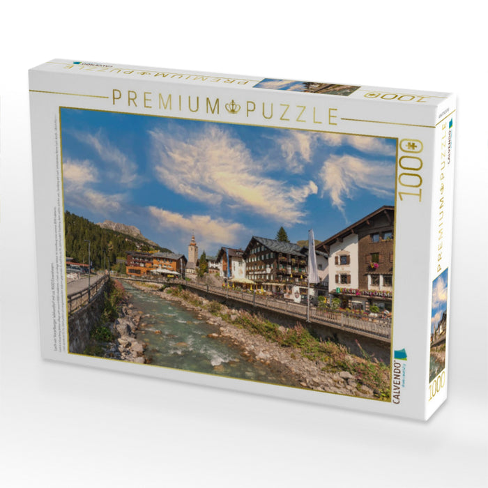 Lech ein Vorarlberger Walserdorf mit ca. 1600 Einwohnern. - CALVENDO Foto-Puzzle'