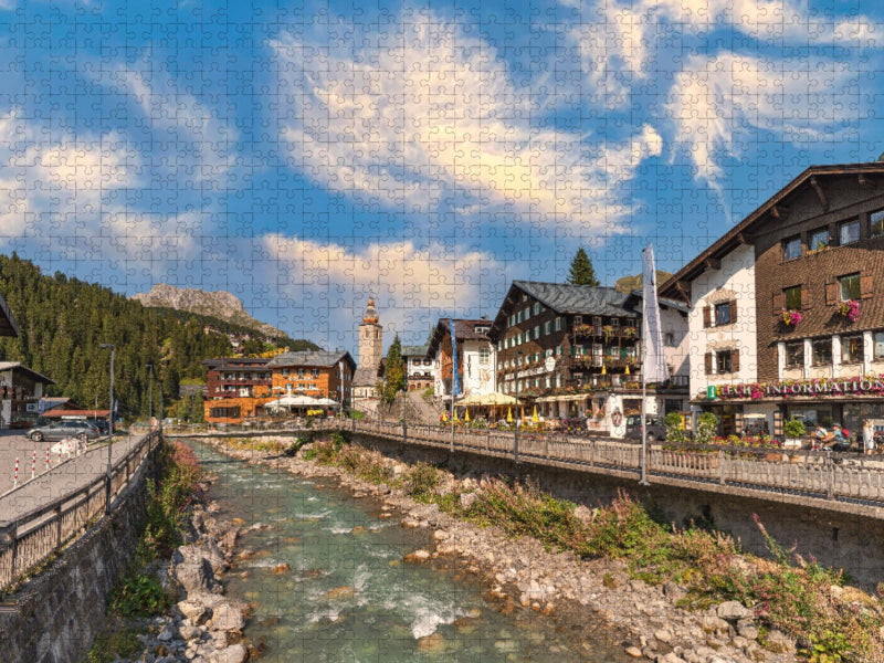 Lech ein Vorarlberger Walserdorf mit ca. 1600 Einwohnern. - CALVENDO Foto-Puzzle'