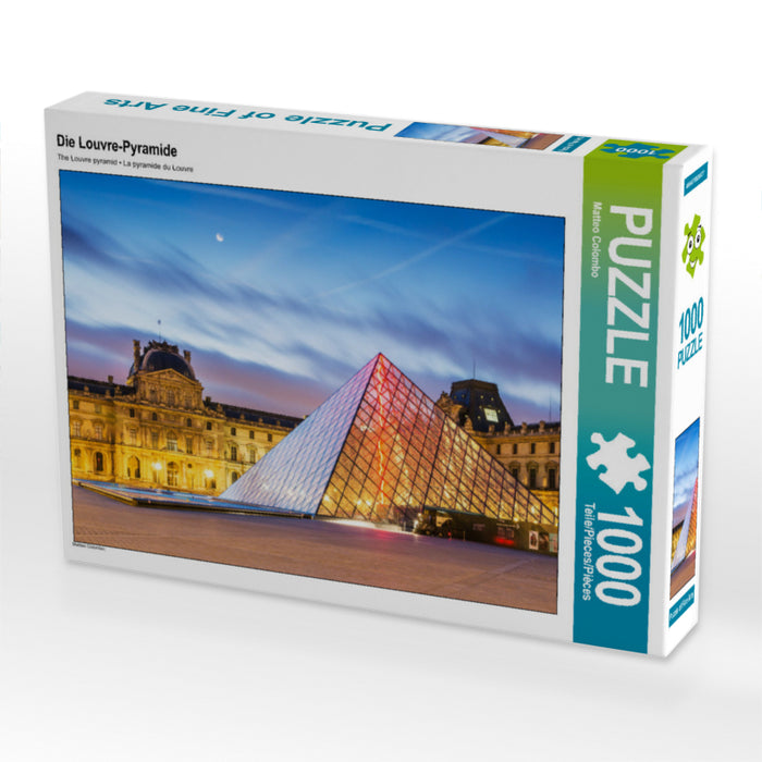Die Louvre-Pyramide 1000 Teile Puzzle quer - CALVENDO Foto-Puzzle'