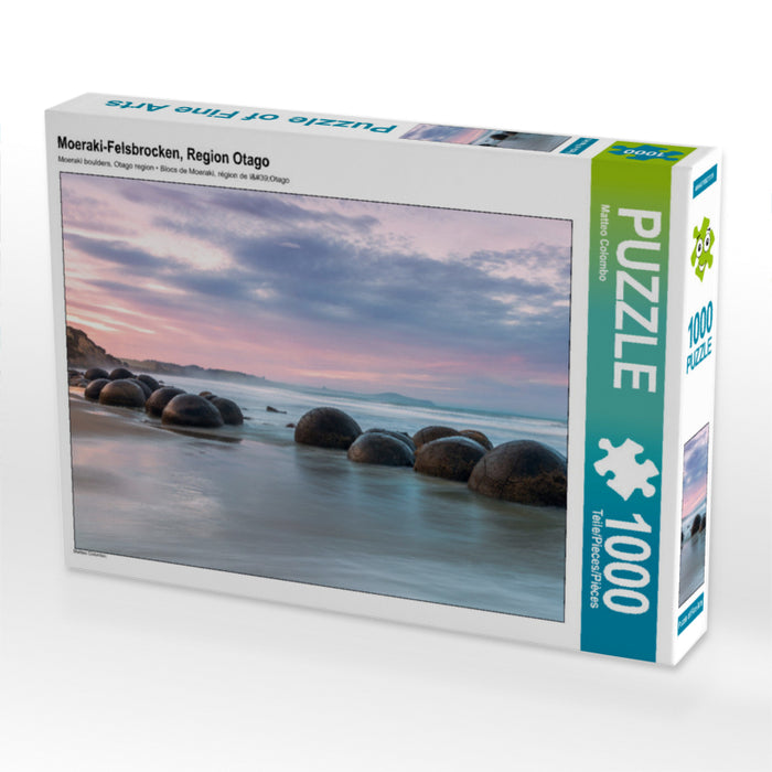 Moeraki-Felsbrocken, Region Otago 1000 Teile Puzzle quer - CALVENDO Foto-Puzzle'