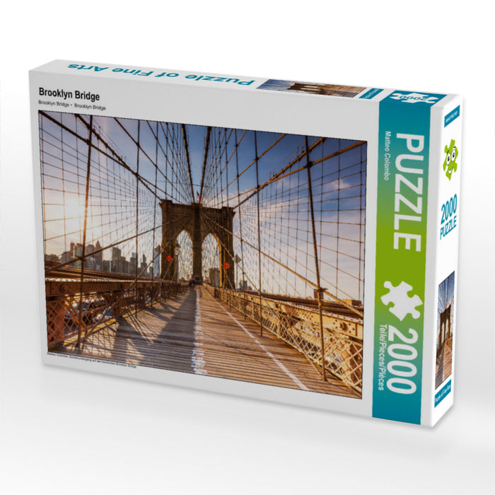 Brooklyn Bridge 2000 Teile Puzzle quer - CALVENDO Foto-Puzzle'