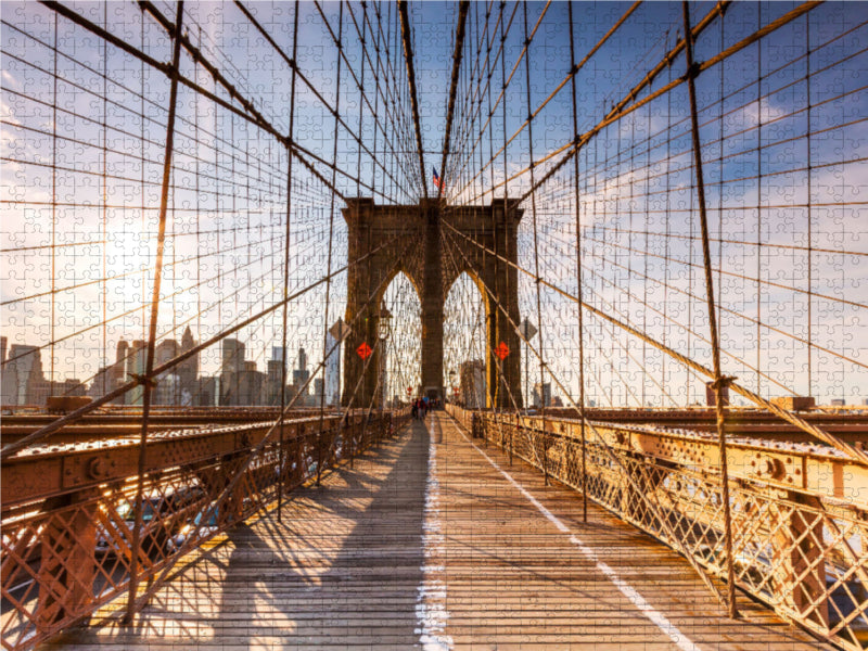 Brooklyn Bridge 2000 Teile Puzzle quer - CALVENDO Foto-Puzzle'