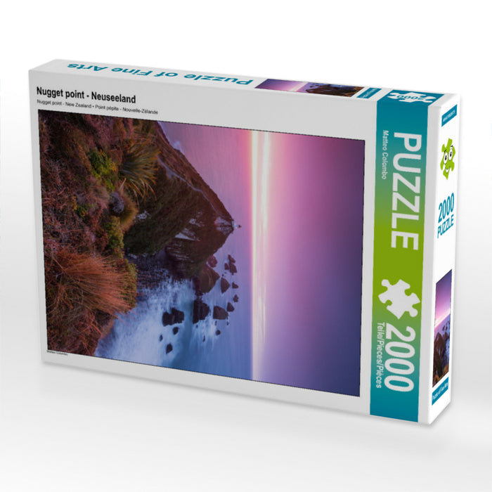 Nugget point - Nouvelle-Zélande - Puzzle photo CALVENDO 