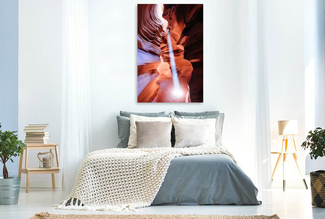 Premium textile canvas Premium textile canvas 80 cm x 120 cm high Antelope Canyon - Arizona - USA 