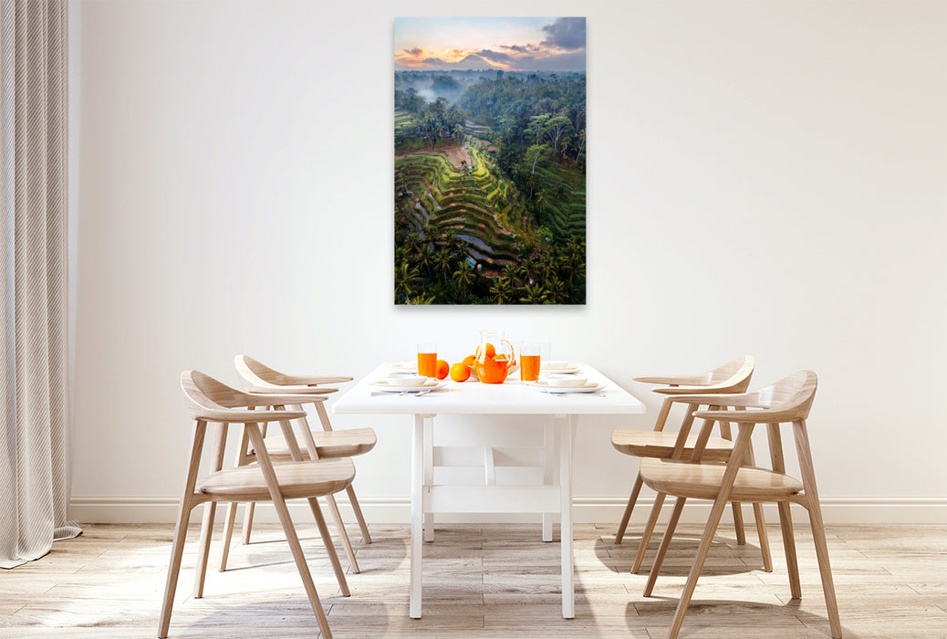 Premium textile canvas Premium textile canvas 80 cm x 120 cm high Ubud - Bali 