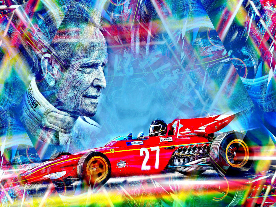 Jacky Ickx - Motorsportlegende aus Belgien - CALVENDO Foto-Puzzle'