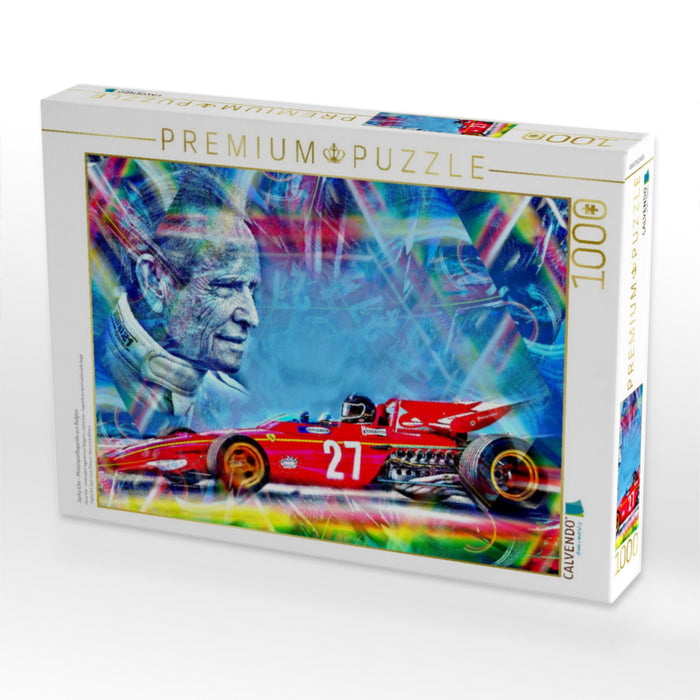 Jacky Ickx - Motorsportlegende aus Belgien - CALVENDO Foto-Puzzle'