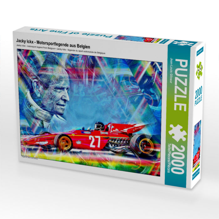 Jacky Ickx - Motorsportlegende aus Belgien 2000 Teile Puzzle quer - CALVENDO Foto-Puzzle'