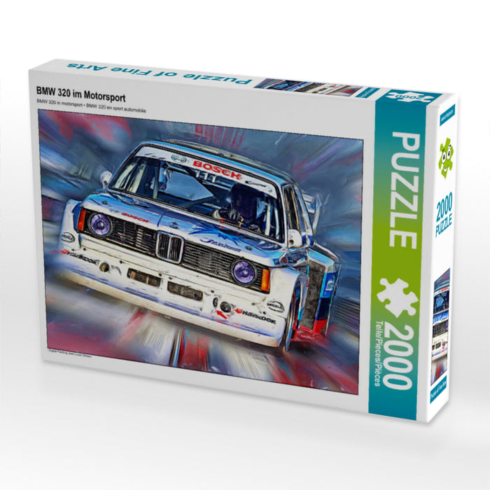 BMW 320 im Motorsport 2000 Teile Puzzle quer - CALVENDO Foto-Puzzle'