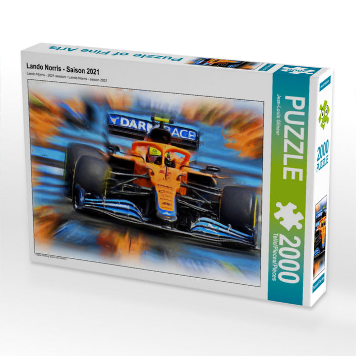 Lando Norris - Saison 2021 2000 Teile Puzzle quer - CALVENDO Foto-Puzzle'