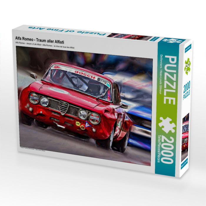 Alfa Romeo - Traum aller Alfisti 2000 Teile Puzzle quer - CALVENDO Foto-Puzzle'