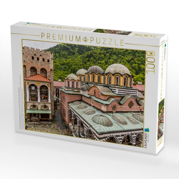Der Chreljo-Verteidigungsturm aus dem Jahr 1334 ist das älteste Gebäude - CALVENDO Foto-Puzzle'