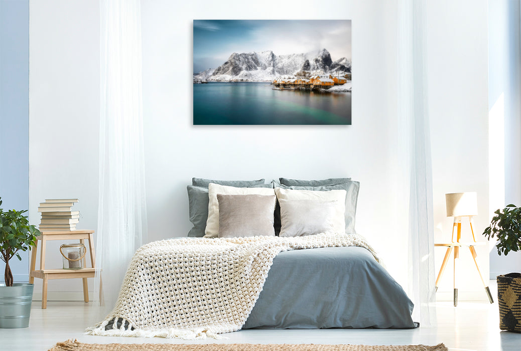 Premium textile canvas Premium textile canvas 120 cm x 80 cm across A motif from the Scandinavian Dream calendar 