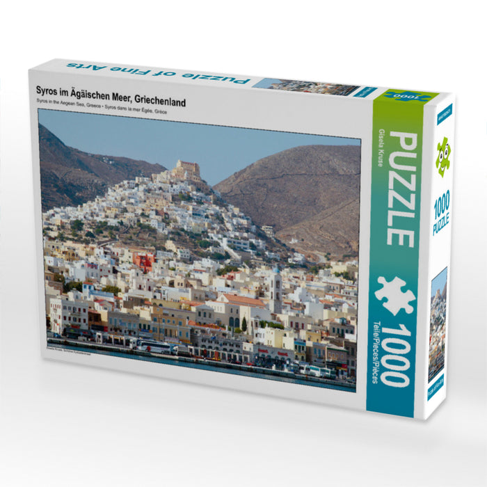 Syros im Ägäischen Meer, Griechenland 1000 Teile Puzzle quer - CALVENDO Foto-Puzzle'