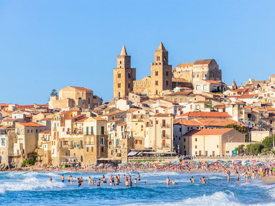 Kathedrale Santissimo Salvatore in Cefalù - CALVENDO Foto-Puzzle'