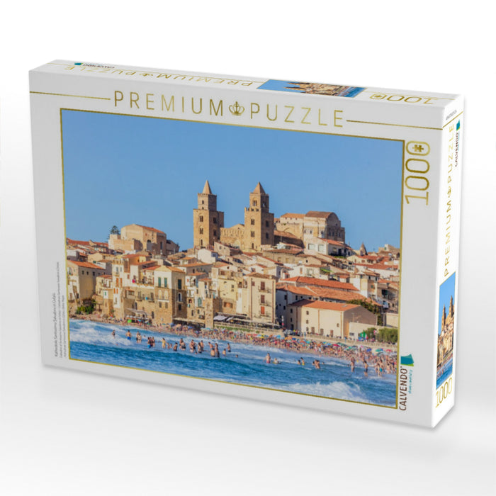 Kathedrale Santissimo Salvatore in Cefalù - CALVENDO Foto-Puzzle'