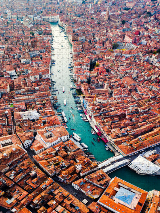 Luftaufnahme des Canal Grande 2000 Teile Puzzle hoch - CALVENDO Foto-Puzzle'