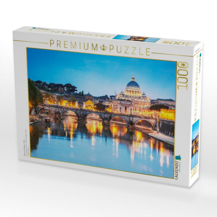 Tiber und Vatikan - Rom - CALVENDO Foto-Puzzle'