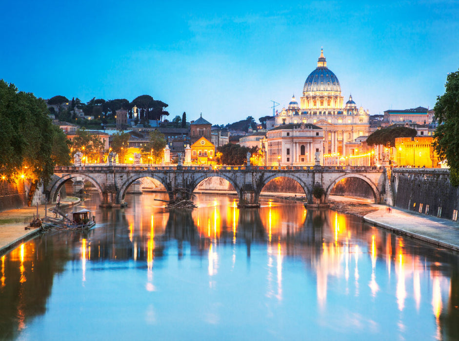 Tiber and Vatican - Rome - CALVENDO photo puzzle 