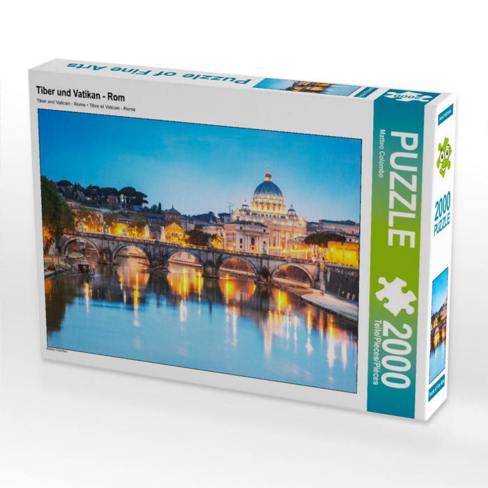 Tibre et Vatican - Rome - Puzzle photo CALVENDO 
