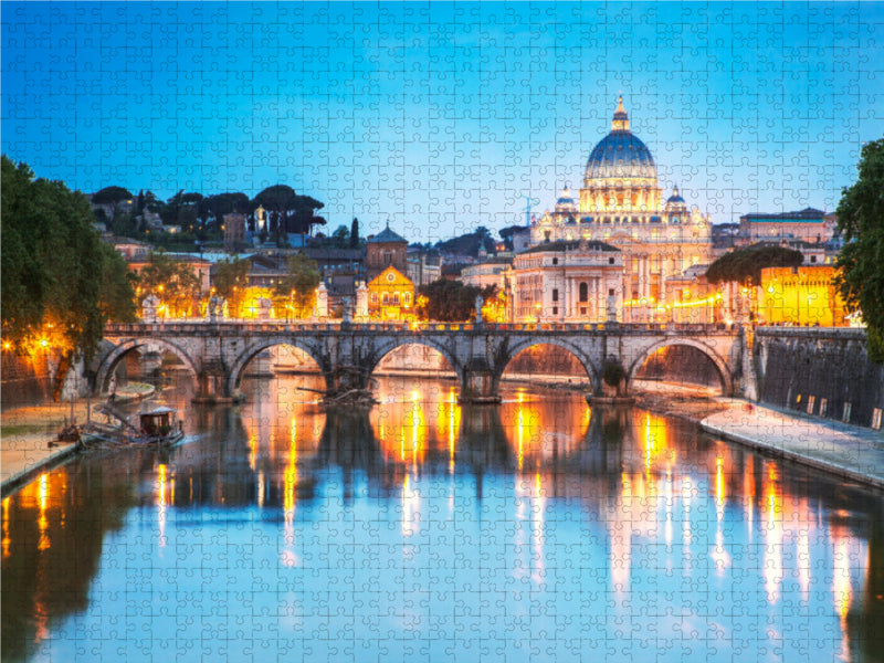 Tibre et Vatican - Rome - Puzzle photo CALVENDO 