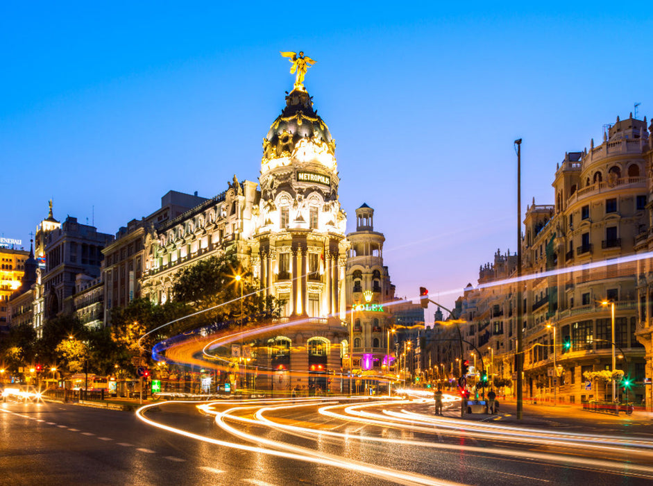 Madrid at night - CALVENDO photo puzzle 