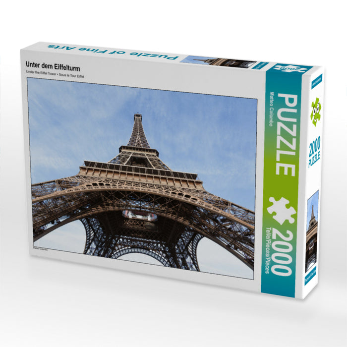 Sous la Tour Eiffel - Puzzle photo CALVENDO 