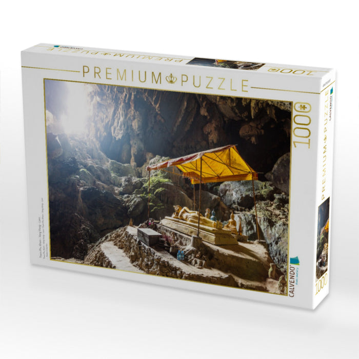 Tham Phu Kham - Vang Vieng - Laos - CALVENDO Foto-Puzzle'