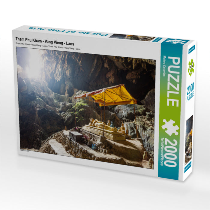 Tham Phu Kham - Vang Vieng - Laos - CALVENDO photo puzzle 