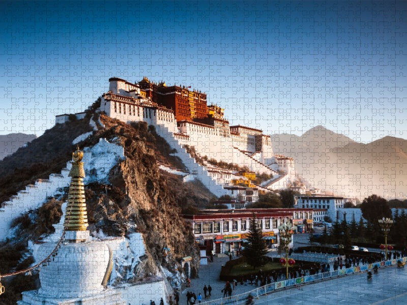 Potala-Palast - Lhasa - Tibet - CALVENDO Foto-Puzzle'