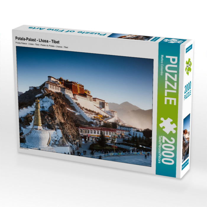 Potala Palace - Lhasa - Tibet - CALVENDO photo puzzle 